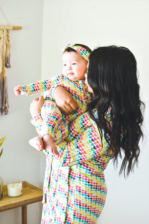 Piper Hearts Mommy Robe - Gigi and Max