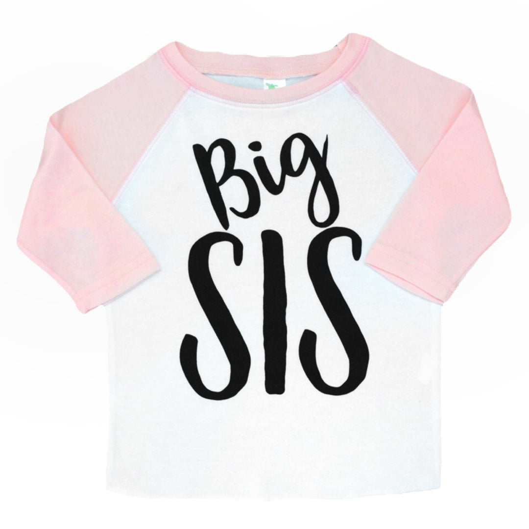 Light Pink Big SIS Raglan - Gigi and Max
