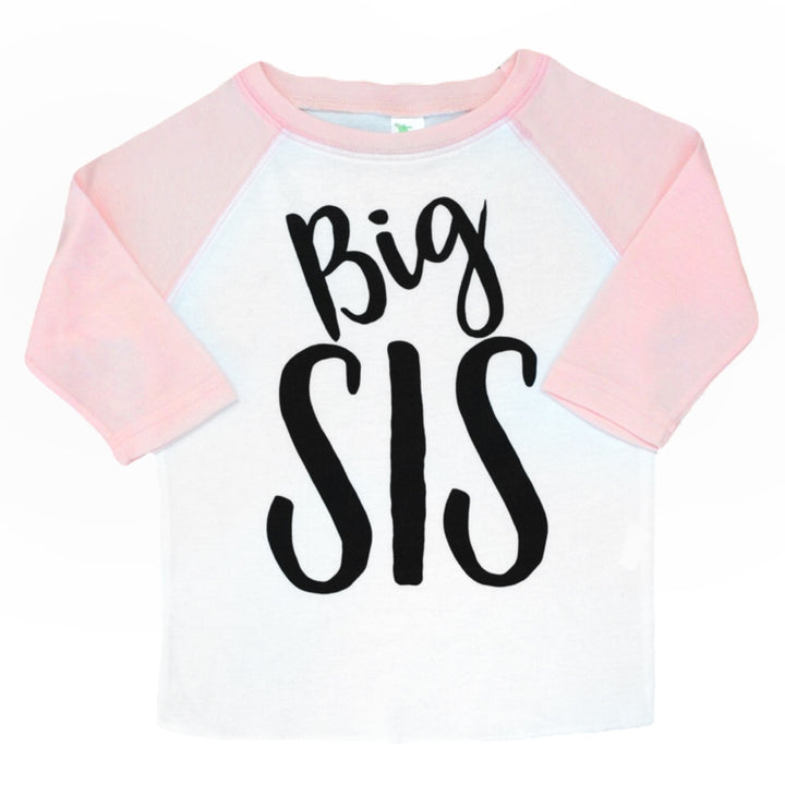 Light Pink Big SIS Raglan - Gigi and Max