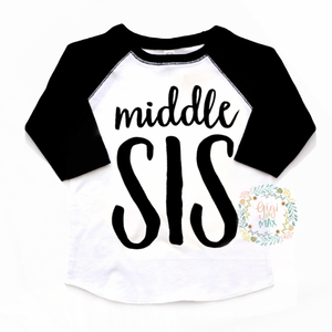 Middle SIS Raglan - Gigi and Max
