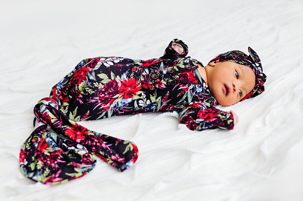 Floral baby gowns hot sale