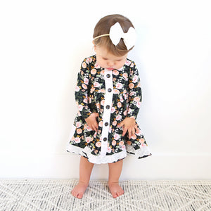 Madeline & Naomi BUTTON DRESS - Gigi and Max