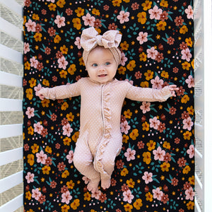 Elena Floral Crib Sheet - Gigi and Max