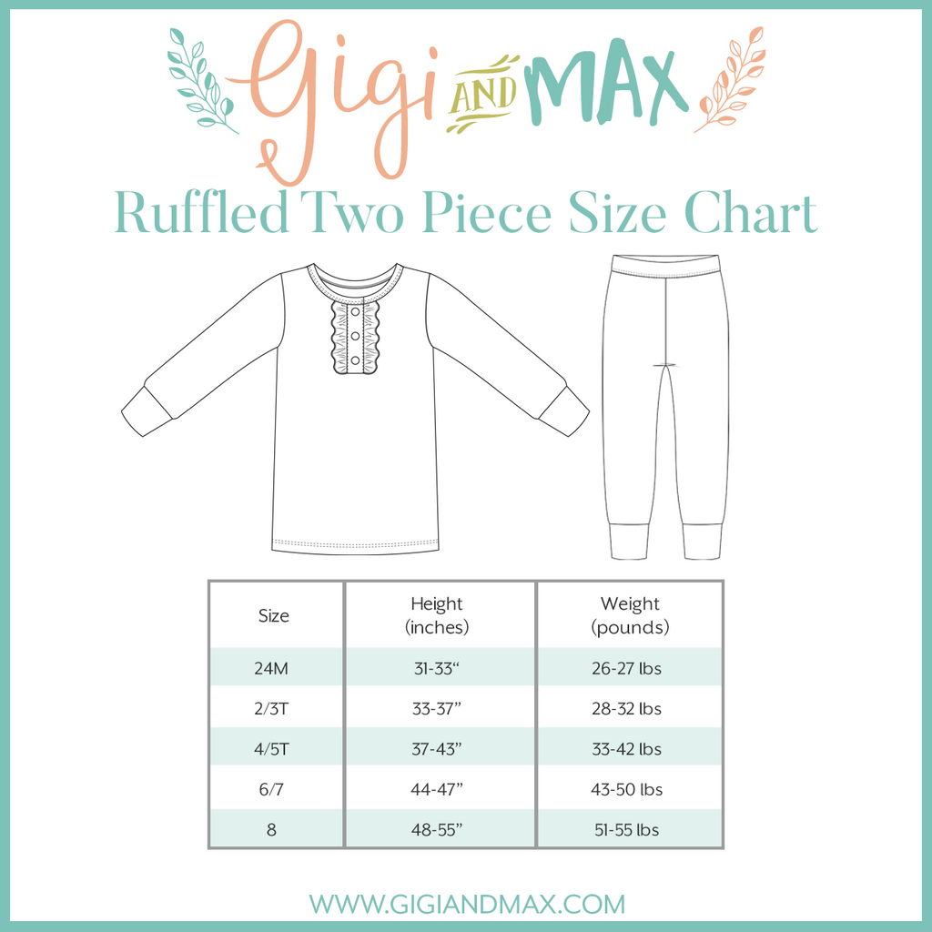 Scarlett Ruffle TWO PIECE - Gigi and Max