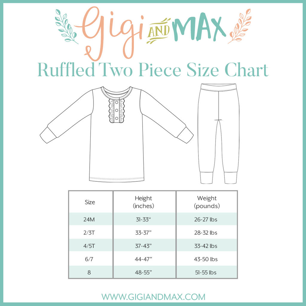 Darby Ruffle TWO PIECE - OLD SIZING - Gigi and Max
