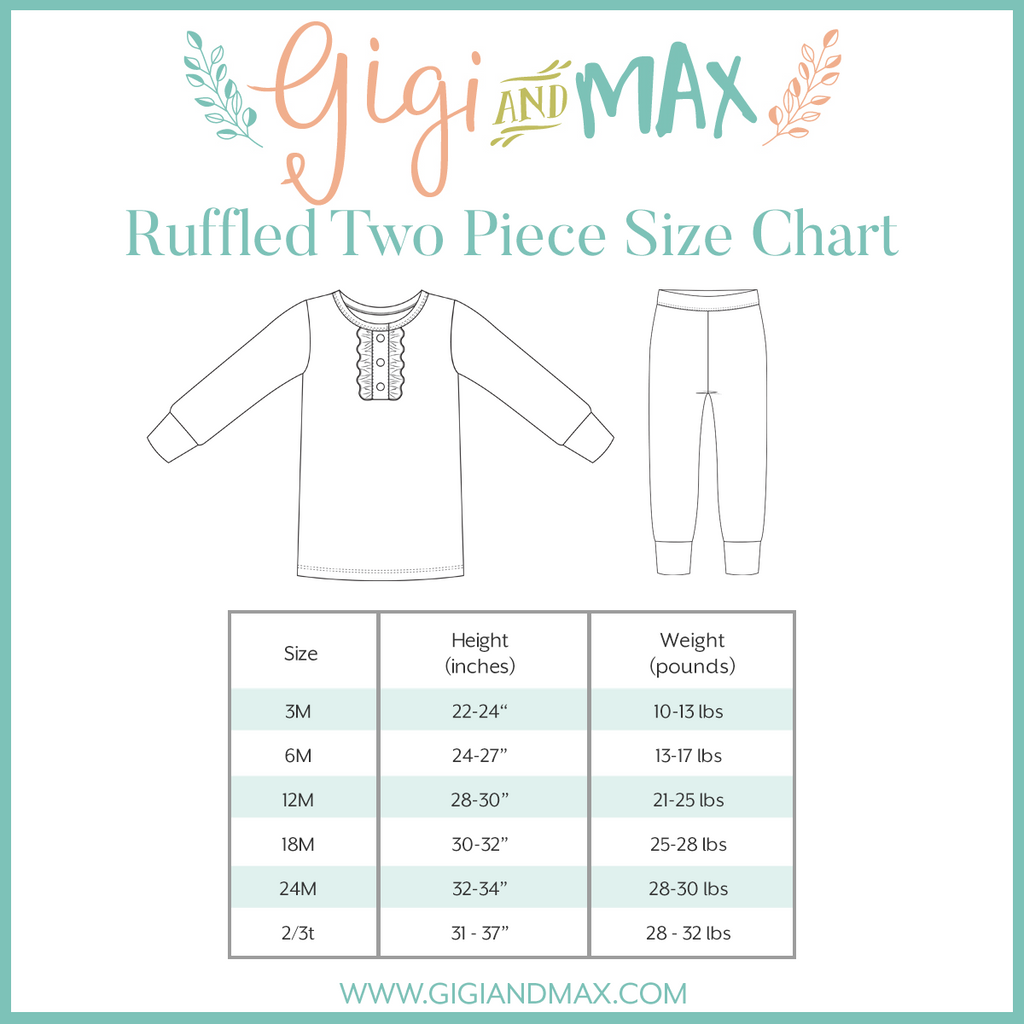 Riley Ruffle TWO PIECE - OLD SIZING - Gigi and Max
