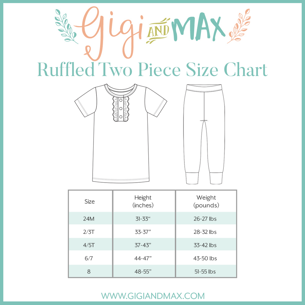 Lennon Ruffle TWO PIECE - OLD SIZING - Gigi and Max