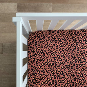 Sienna Leopard Crib Sheet - Gigi and Max