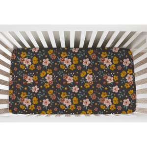 Elena Floral Crib Sheet - Gigi and Max