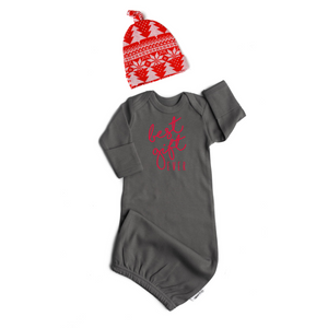 Dark Gray Gown - Best Gift Ever Gender Neutral - Gigi and Max