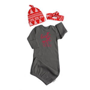 Dark Gray Gown - Best Gift Ever Gender Neutral - Gigi and Max