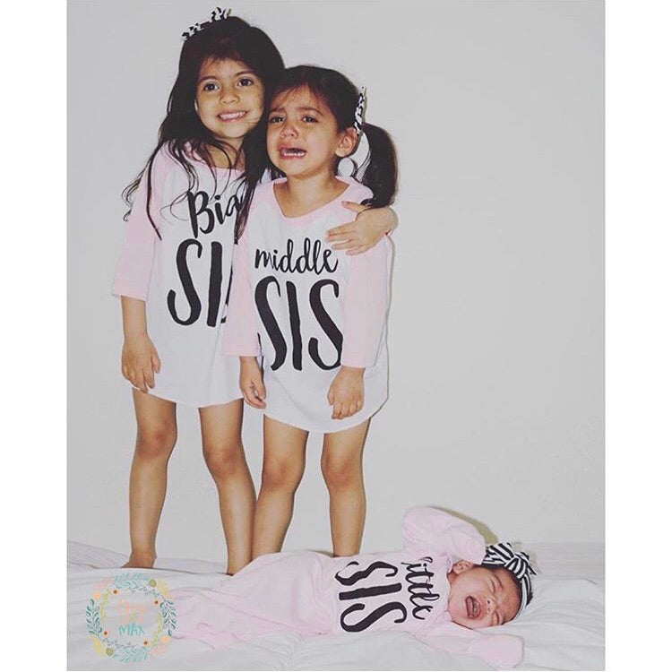 Light Pink Big SIS Raglan - Gigi and Max