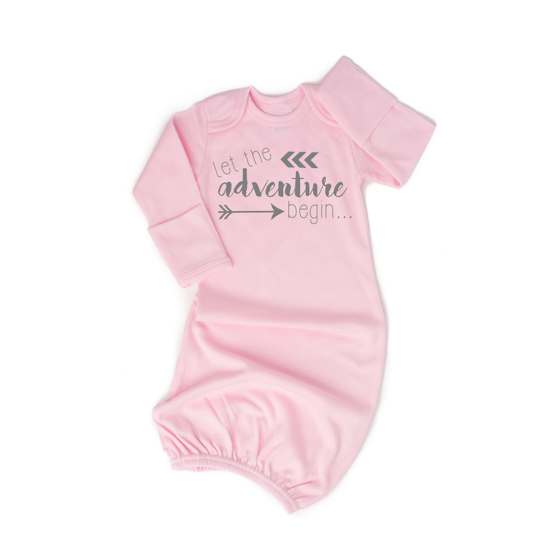 Gown Let the adventure begin Light pink - Gigi and Max