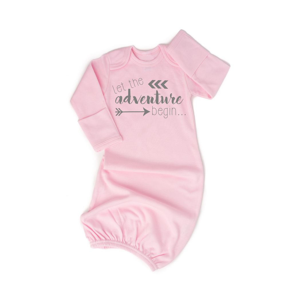 Gown Let the adventure begin Light pink - Gigi and Max