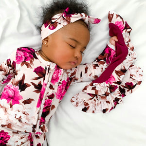 Norah Floral Ruffle Lovey - Gigi and Max