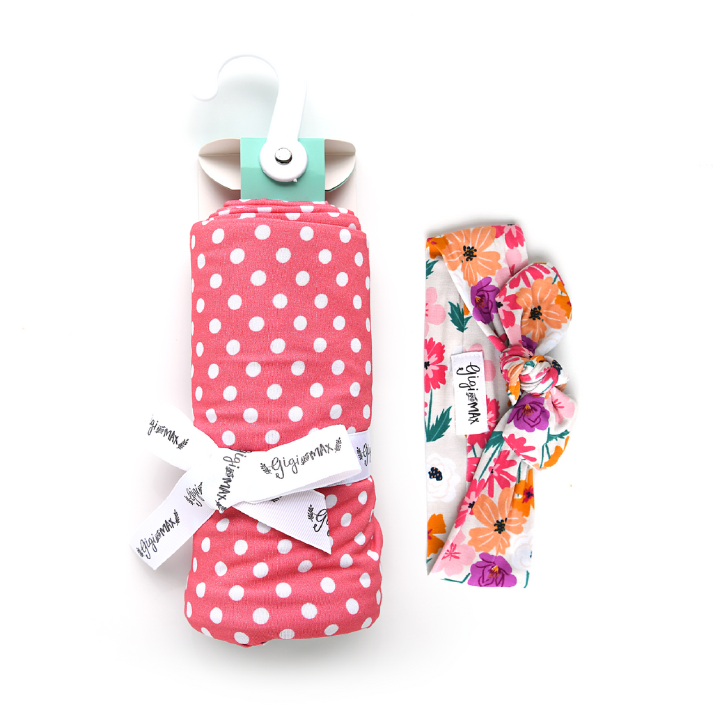 Polka sales dot swaddle