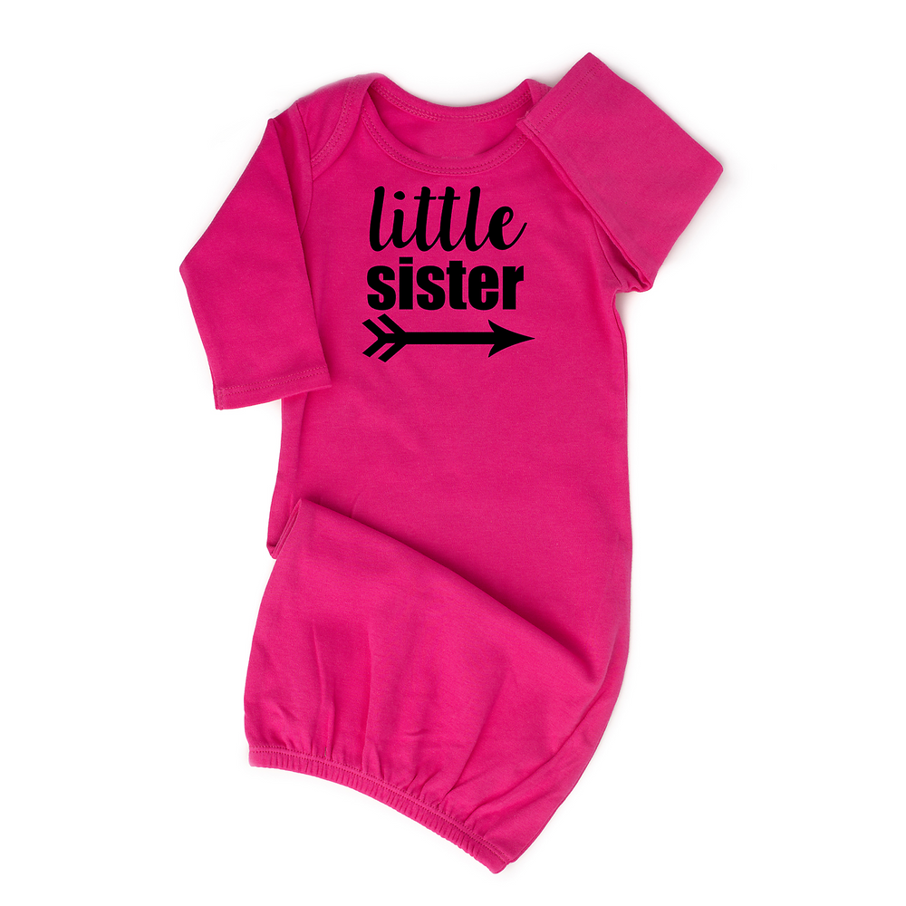 Gown Hot Pink Little Sister - Gigi and Max