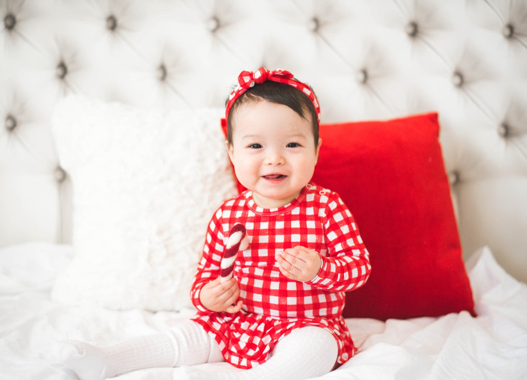 Frost Red Gingham TUTU - Gigi and Max