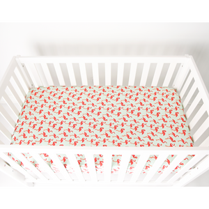 Roxy Flamingo Crib Sheet - Gigi and Max