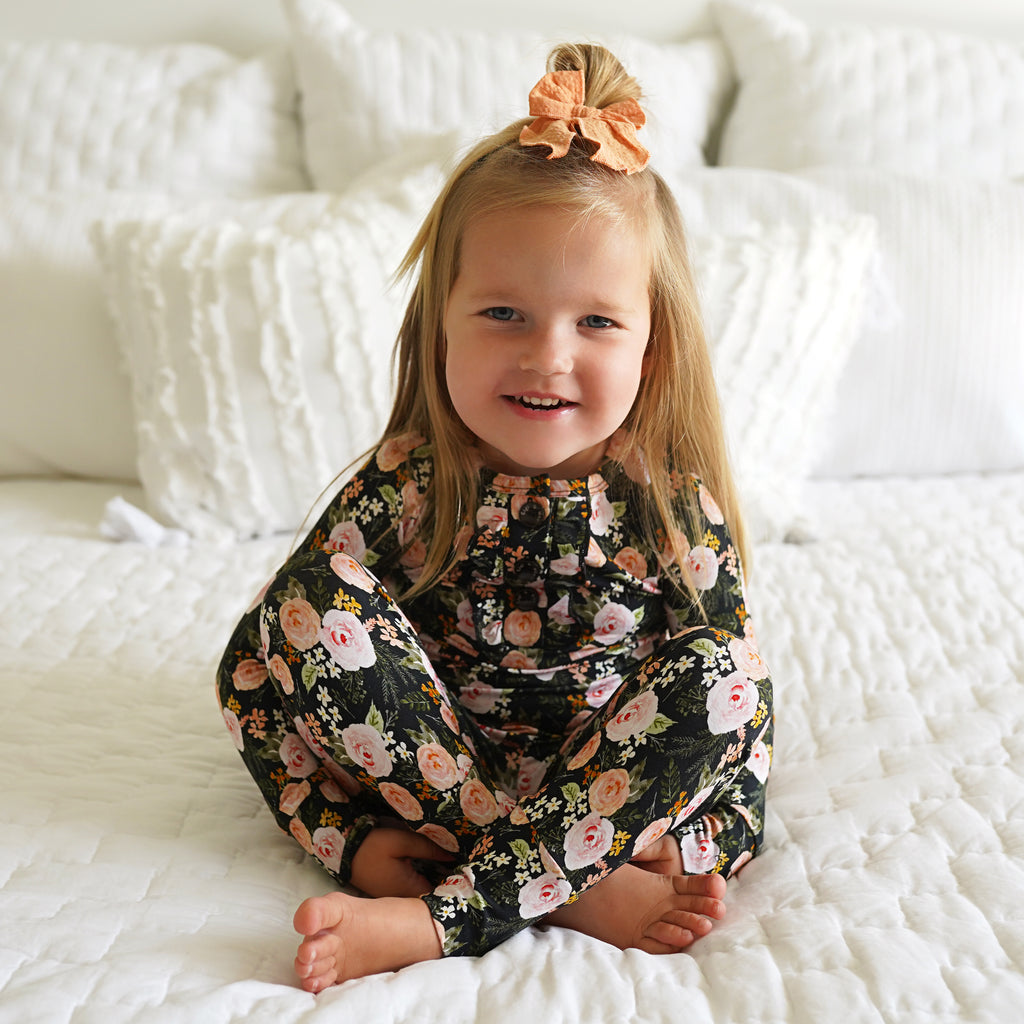 Madeline Floral RUFFLE TWO PIECE - OLD SIZING - Gigi and Max